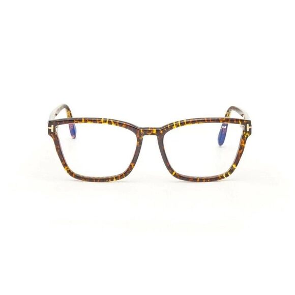 New Authentic Tom Ford FT5707-B/V 056 Rectangular Eyeglasses - Picture 2 of 2